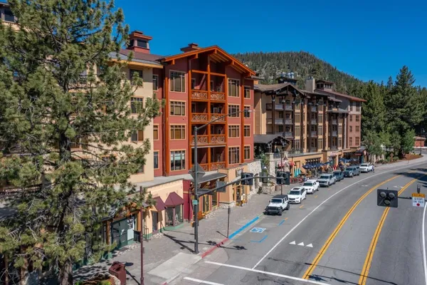 a kitchen with a refrigerator and countertop
