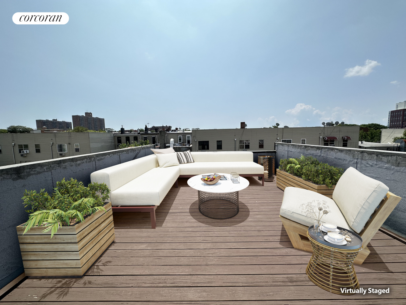 84 MacDougal Street, Unit 2 Brooklyn, NY 11233 - Photo 9 of 10 a view of a terrace with furniture