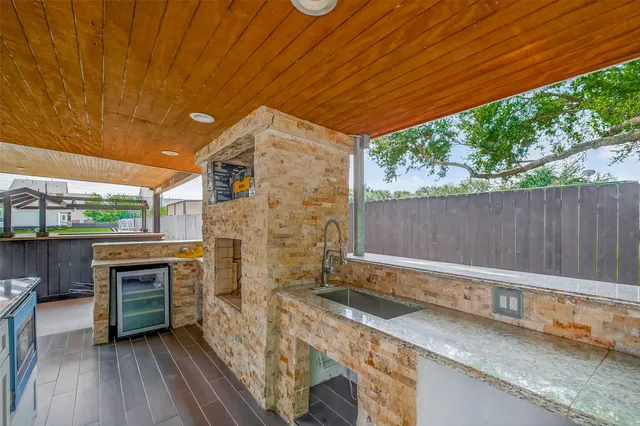 a view of a house with a garage