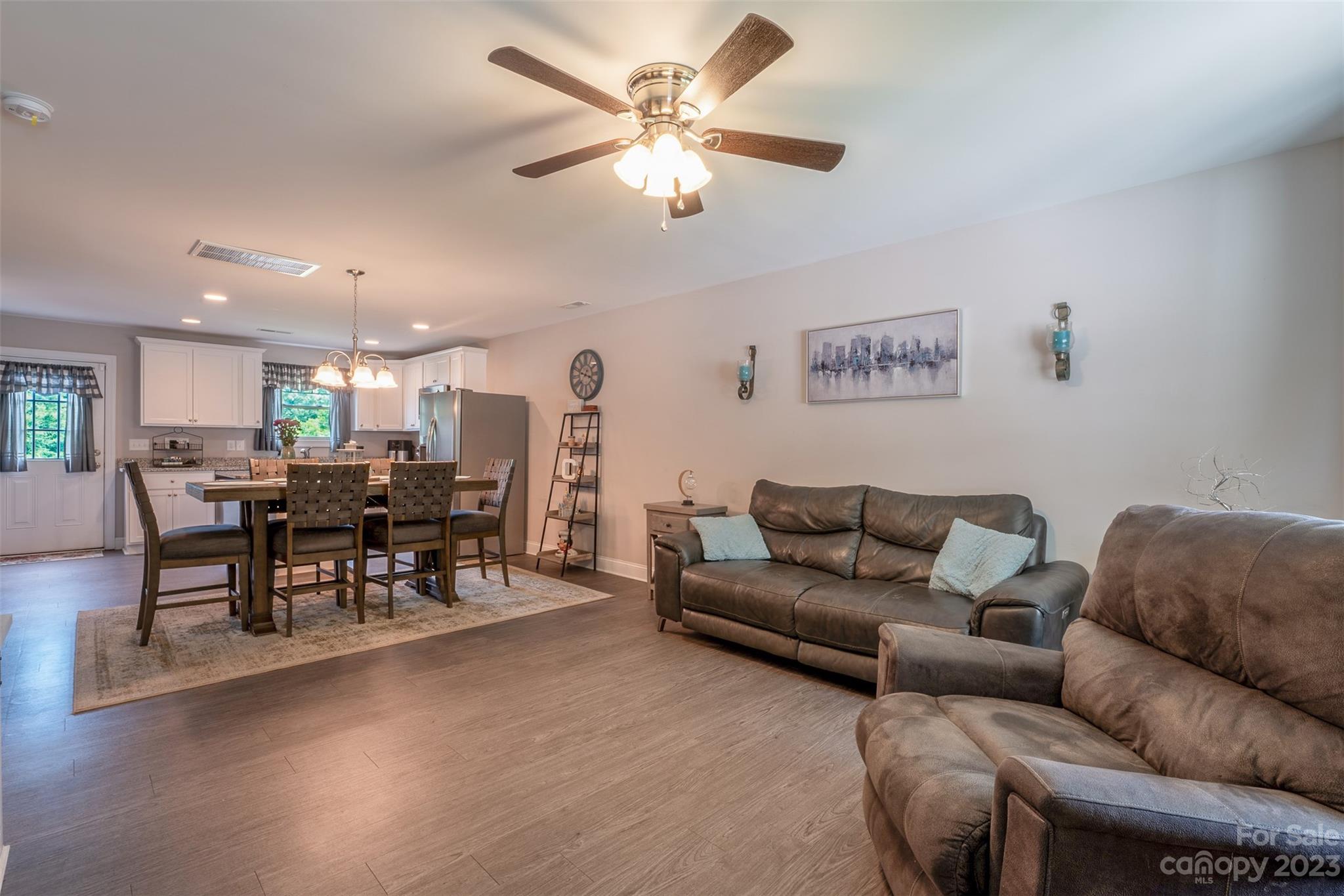 212 Old Centergrove Road Kannapolis, NC 28083 - Photo 7 of 39 a living room with furniture and kitchen view