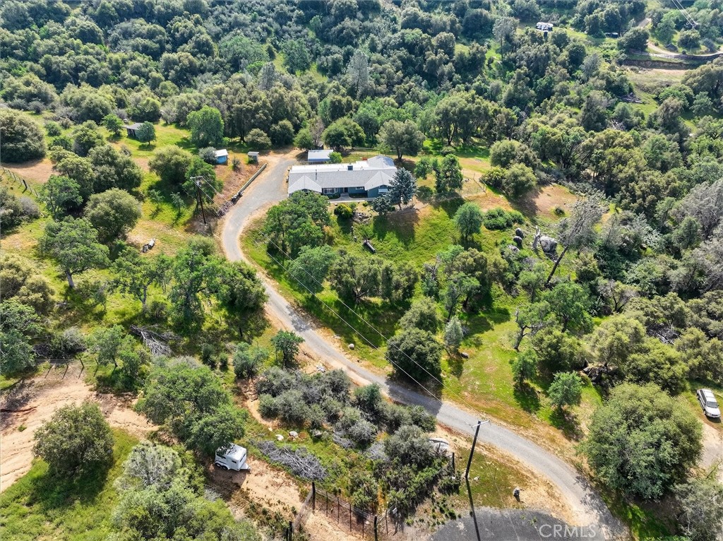 3310 Deer Run Road Mariposa, CA 95338 - Photo 44 of 47 an aerial view of residential house with outdoor space and trees all around