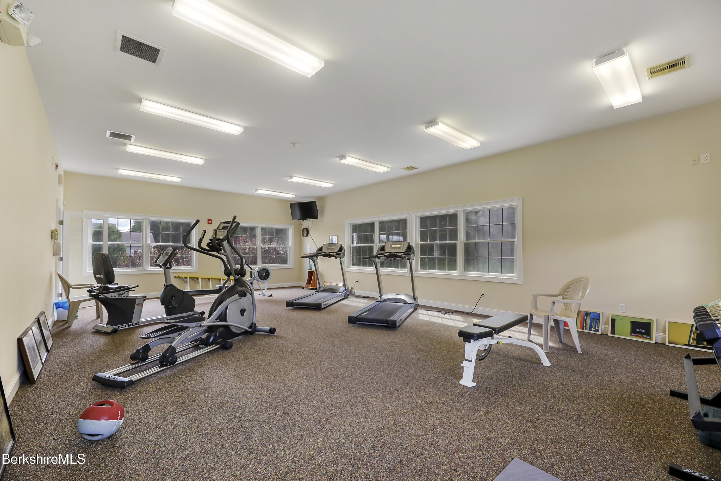 5 Aspen Way Pittsfield, MA 01201 - Photo 15 of 19 a view of a room with gym equipment