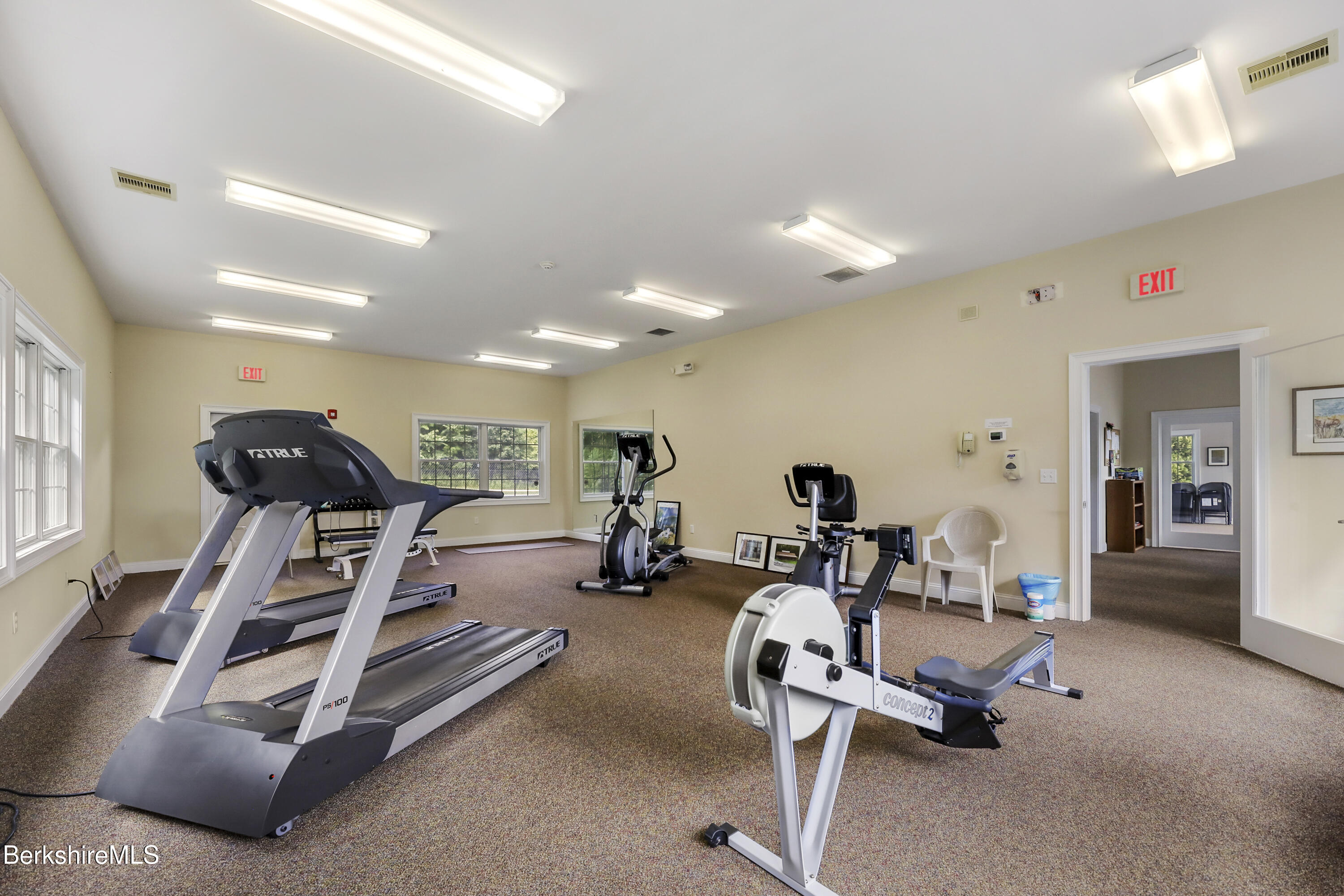 5 Aspen Way Pittsfield, MA 01201 - Photo 16 of 19 a view of a room with gym equipment