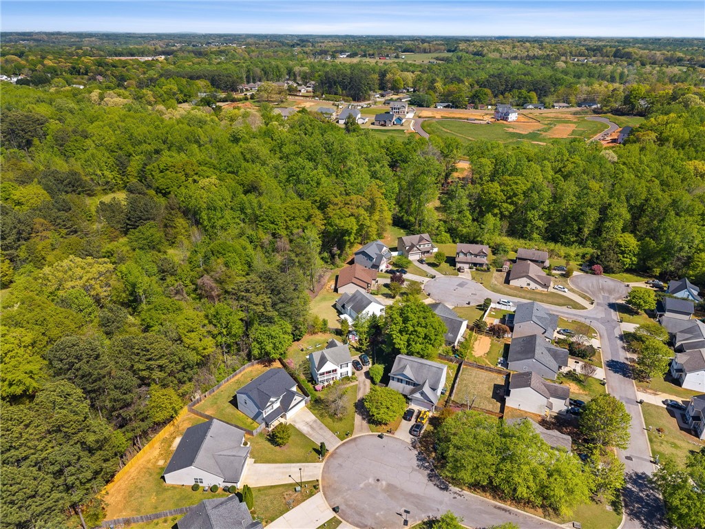 113 Crofton Court Easley, SC 29642 - Photo 31 of 33 An aerial view showcases a vibrant community nestled within lush green landscapes.