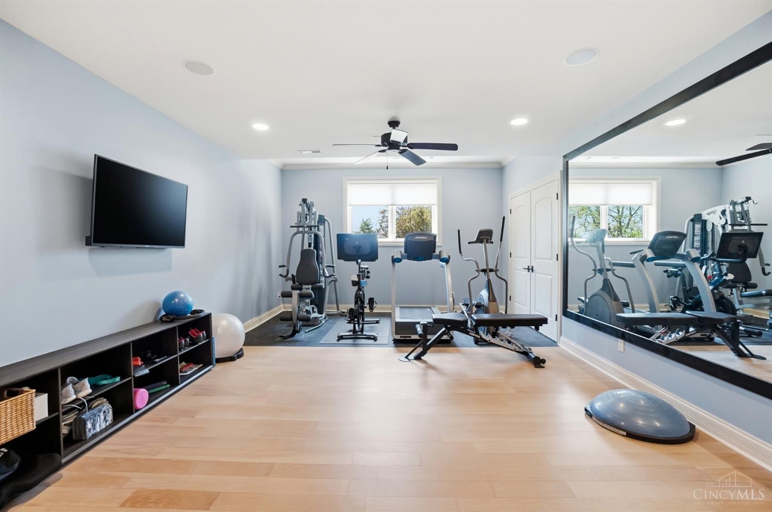 4535 Drake Road Cincinnati, OH 45243 - Photo 70 of 96 This exercise room is in the lower level.