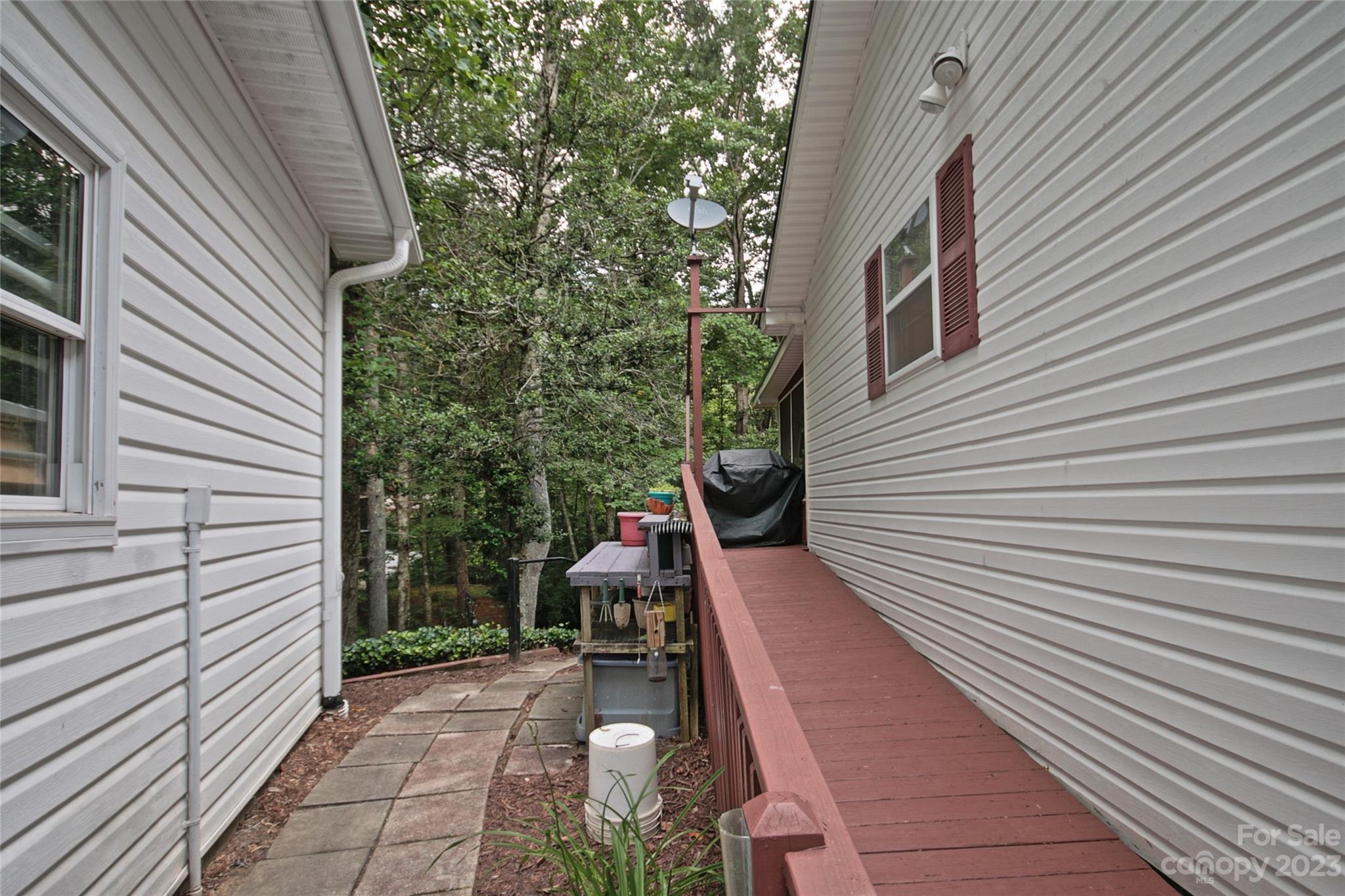 4211 Staton Road Hendersonville, NC 28739 - Photo 12 of 43 a view of a backyard with sitting area