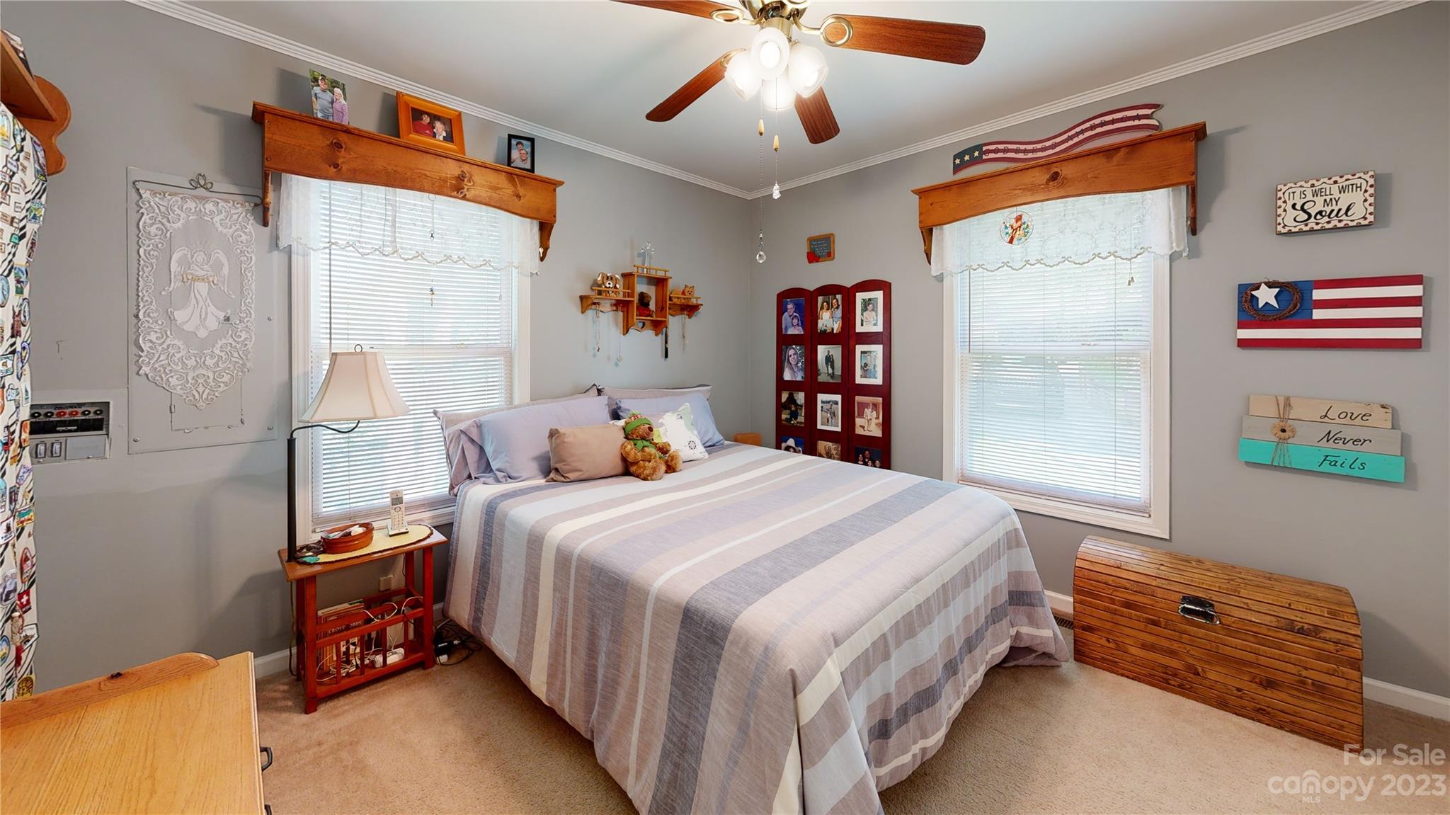 4211 Staton Road Hendersonville, NC 28739 - Photo 42 of 43 a bed room with a bed and a couch