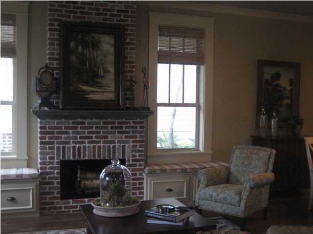 38 Grande Pointe Circle Inlet Beach, FL 32461 - Photo 2 of 30 a living room with furniture and a fireplace