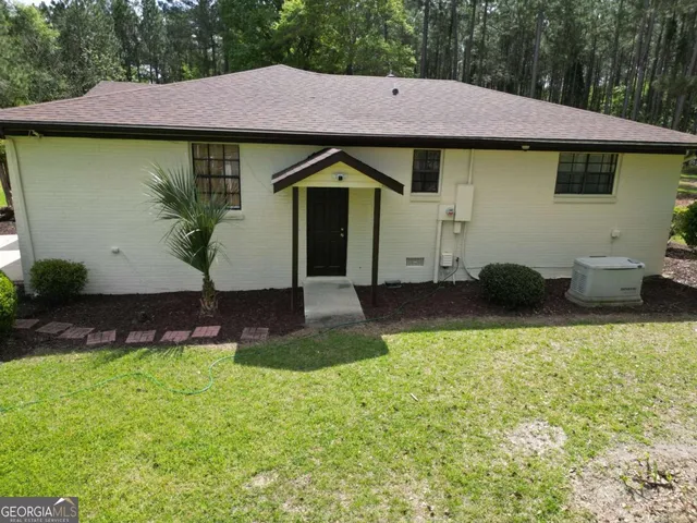 a aerial view of a house