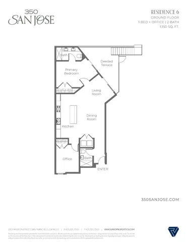 $989,000 | 350 San Jose Avenue, Unit 6, San Francisco, CA 94110