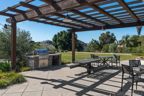 a kitchen with white cabinets and refrigerator