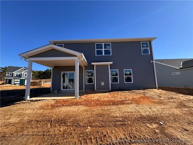 a house view with a outdoor space