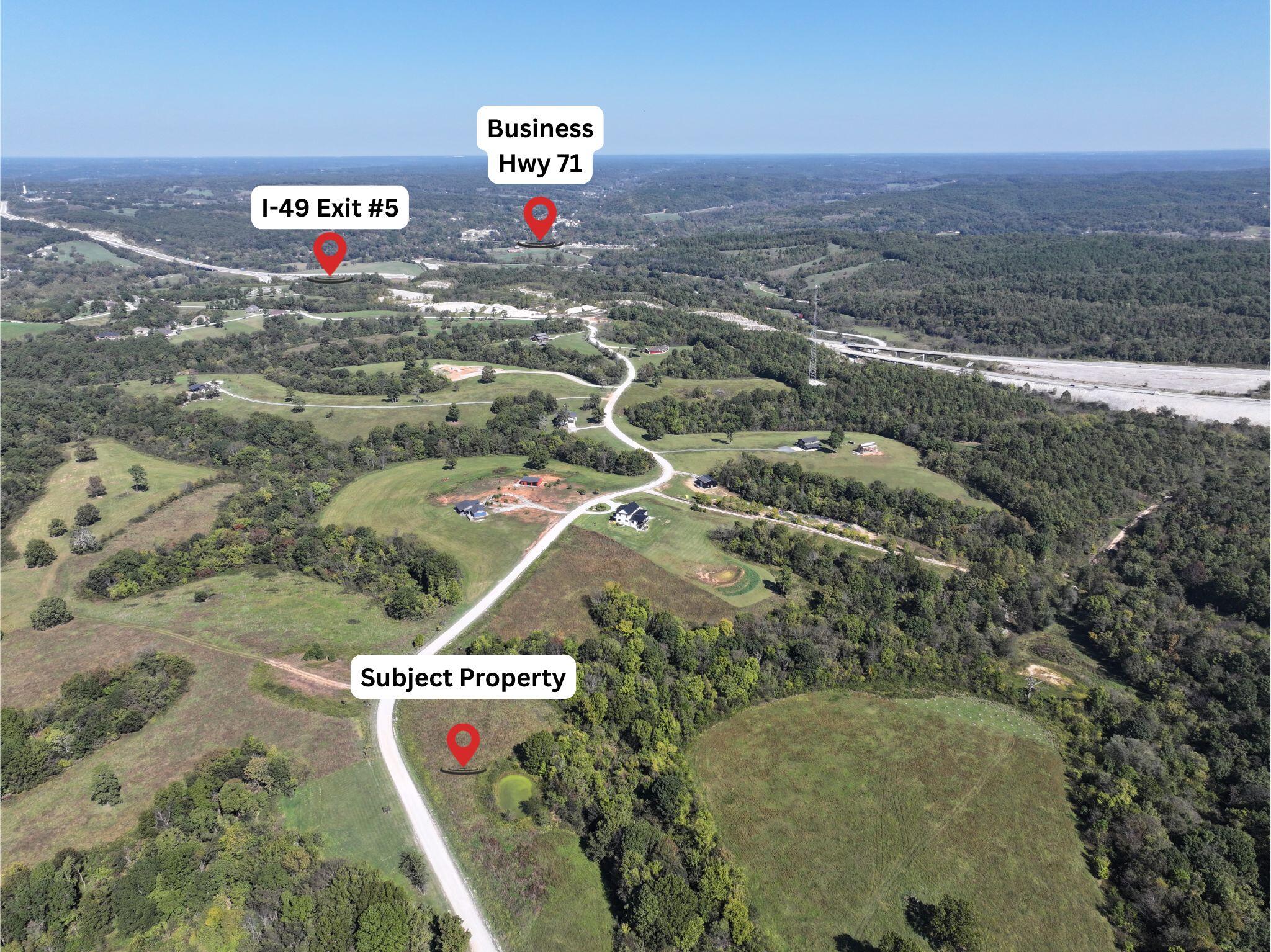 3.25-ac Mountain Ridge Road Noel, MO 64854 - Photo 2 of 13 Drone Markup