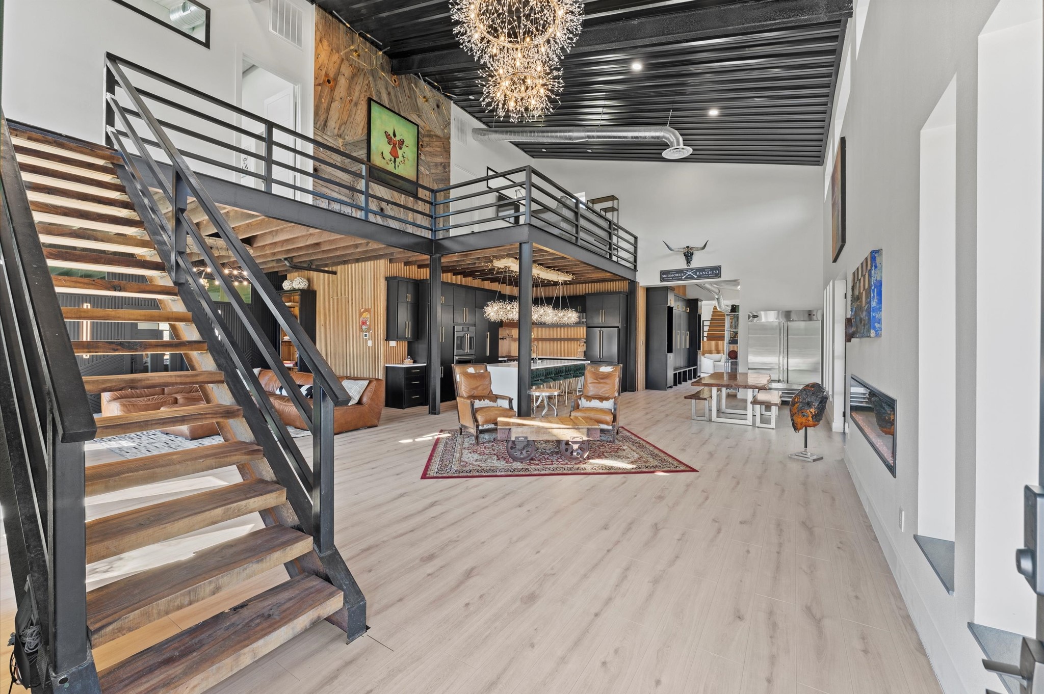 2743 Bobville Road Montgomery, TX 77316 - Photo 3 of 50 a view of a room with stairs and wooden floor