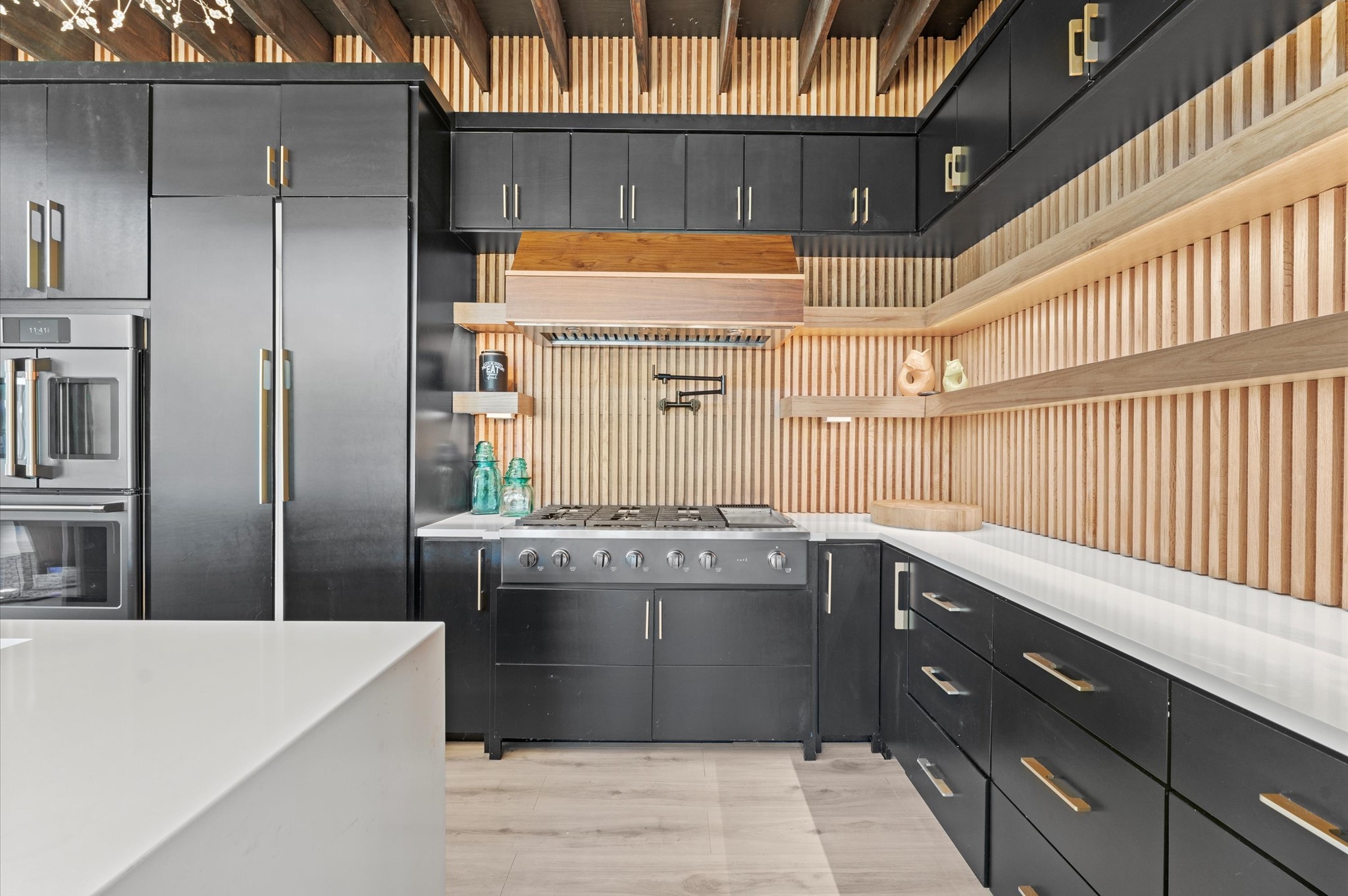 2743 Bobville Road Montgomery, TX 77316 - Photo 9 of 50 a view of a kitchen with a sink and cabinets