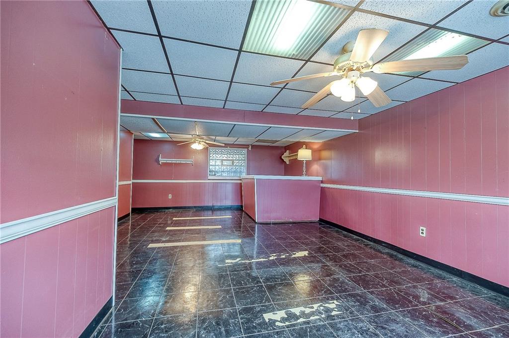732 Charles Street Rochester, PA 15074 - Photo 35 of 38 a view of room with a projector and screen