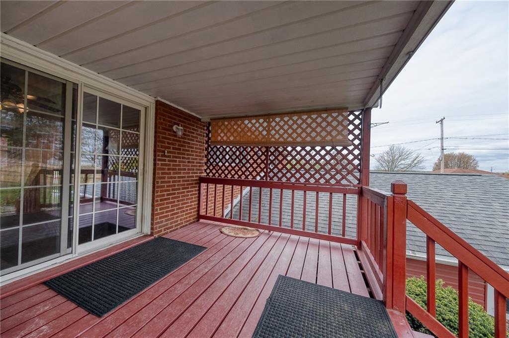 732 Charles Street Rochester, PA 15074 - Photo 6 of 38 a view of a balcony with wooden floor