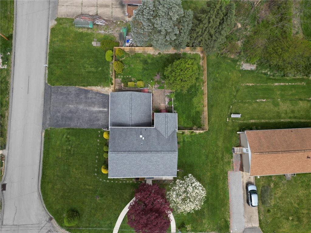 732 Charles Street Rochester, PA 15074 - Photo 7 of 38 an aerial view of a house with a garden