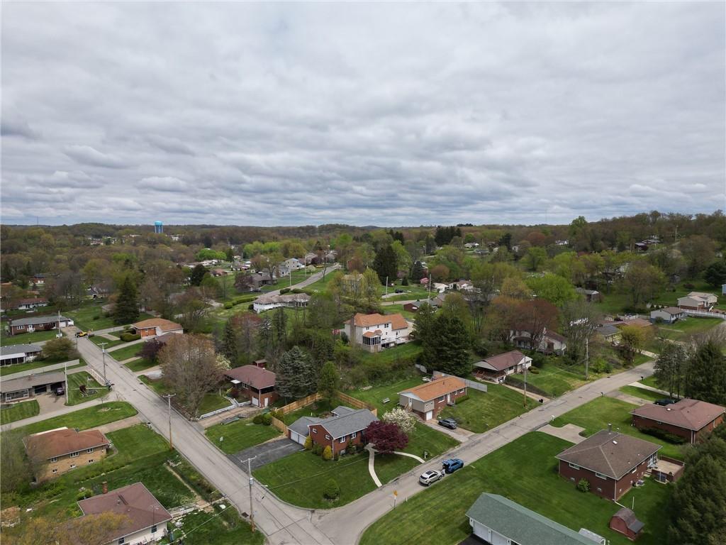 732 Charles Street Rochester, PA 15074 - Photo 10 of 38 an aerial view of a house with a garden