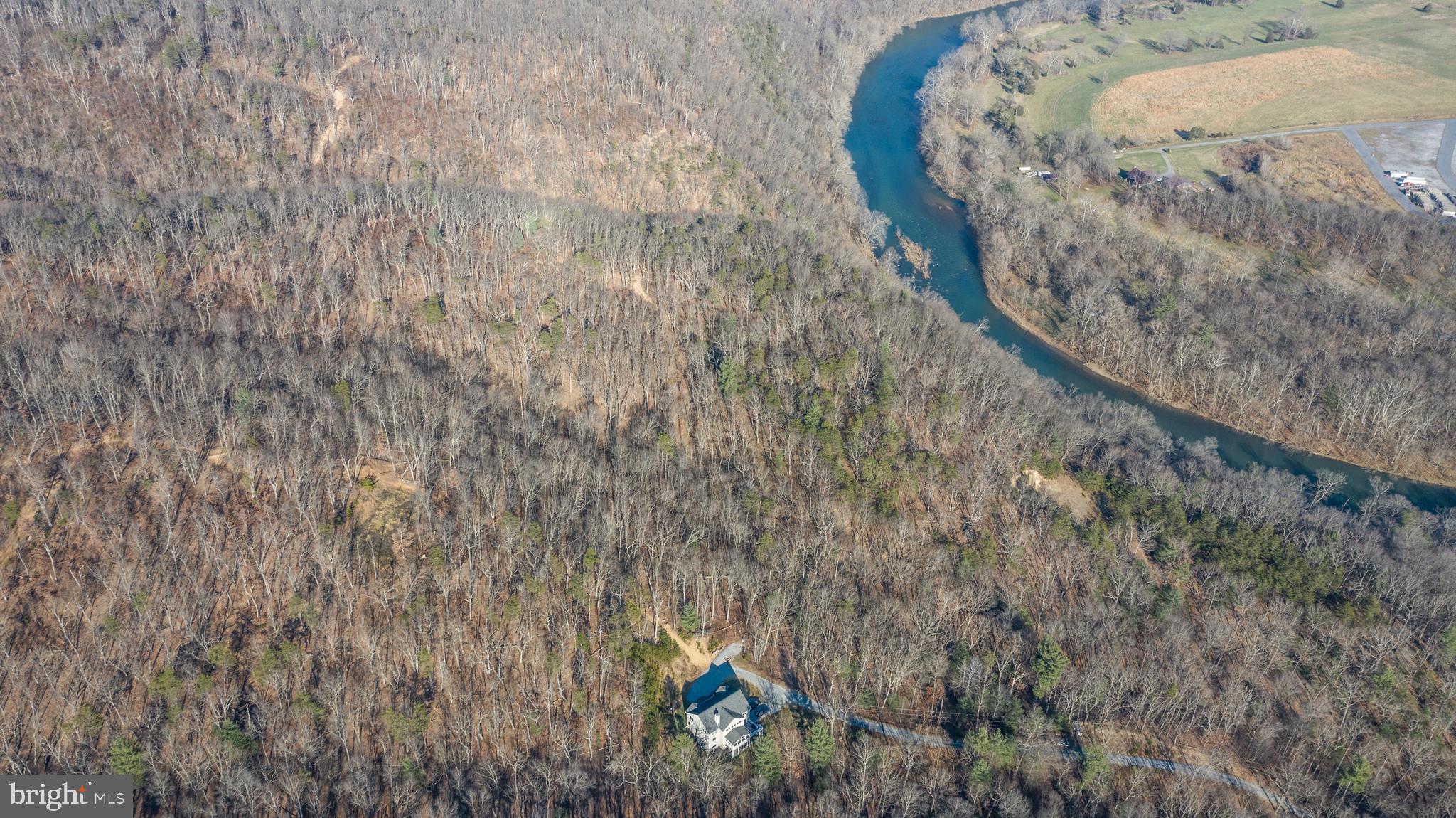 219 Shale Road Shenandoah, VA 22849 - Photo 3 of 140 areal view of pristine 120 acres of mountain/river