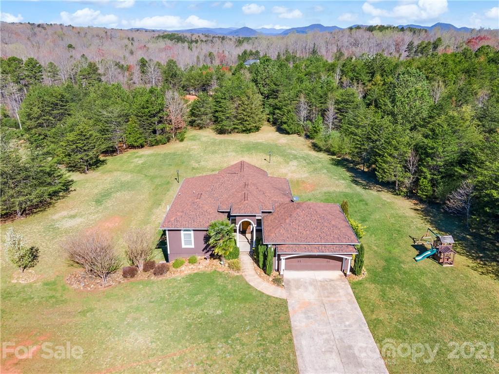 295 Brians Way Rutherfordton, NC 28139 - Photo 4 of 38 an aerial view of houses with yard