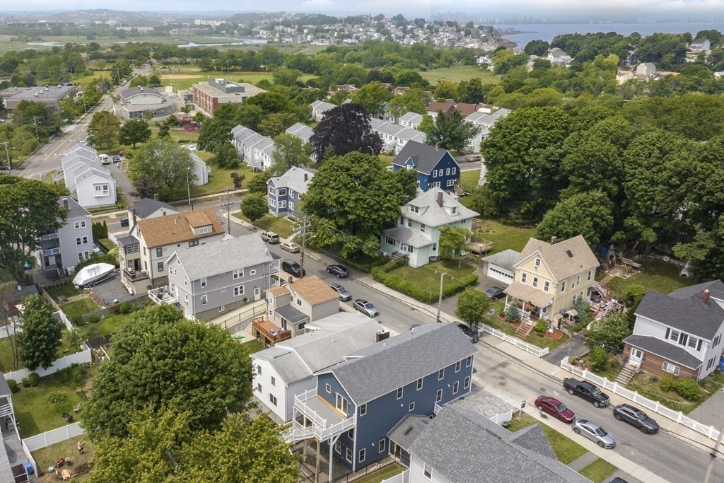25 Locust Street, Unit 1 Winthrop, MA 02152 - Photo 36 of 38 an aerial view of residential houses with outdoor space