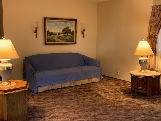 209 Southview Drive Rochelle, IL 61068 - Photo 2 of 16 a living room with furniture and a flat screen tv