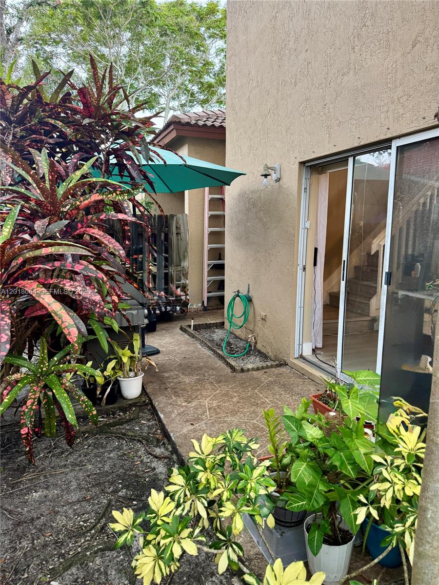 16213 Emerald Cove Road Weston, FL 33331 - Photo 22 of 27 a backyard of a house with a tree