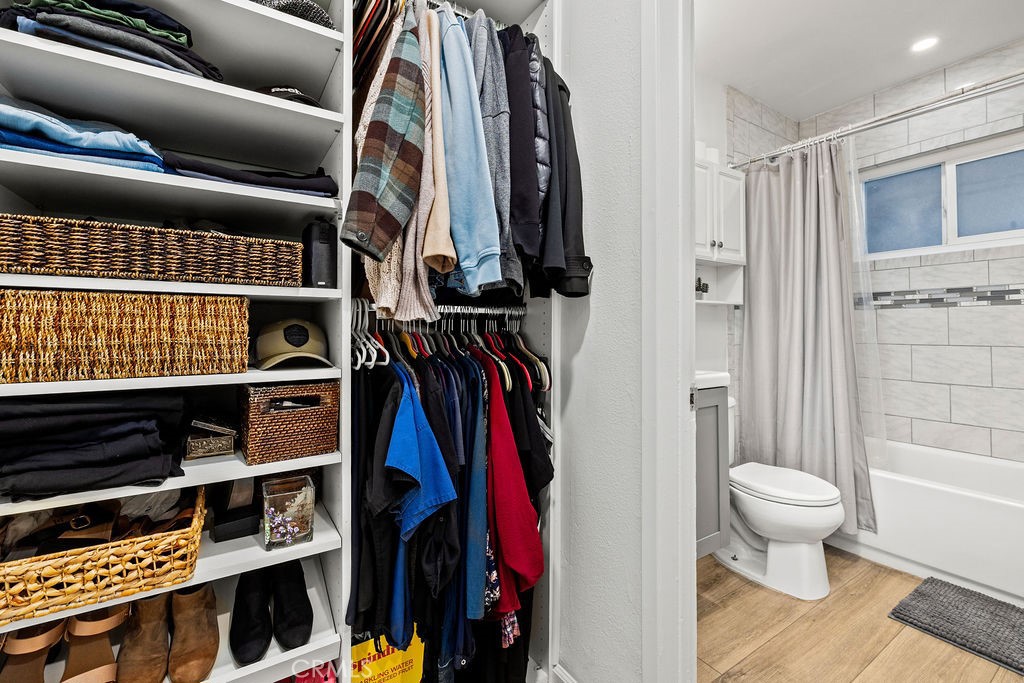 5050 Linden Avenue, Unit 62 Long Beach, CA 90805 - Photo 16 of 37 a view of walk in closet with clothes and shoes