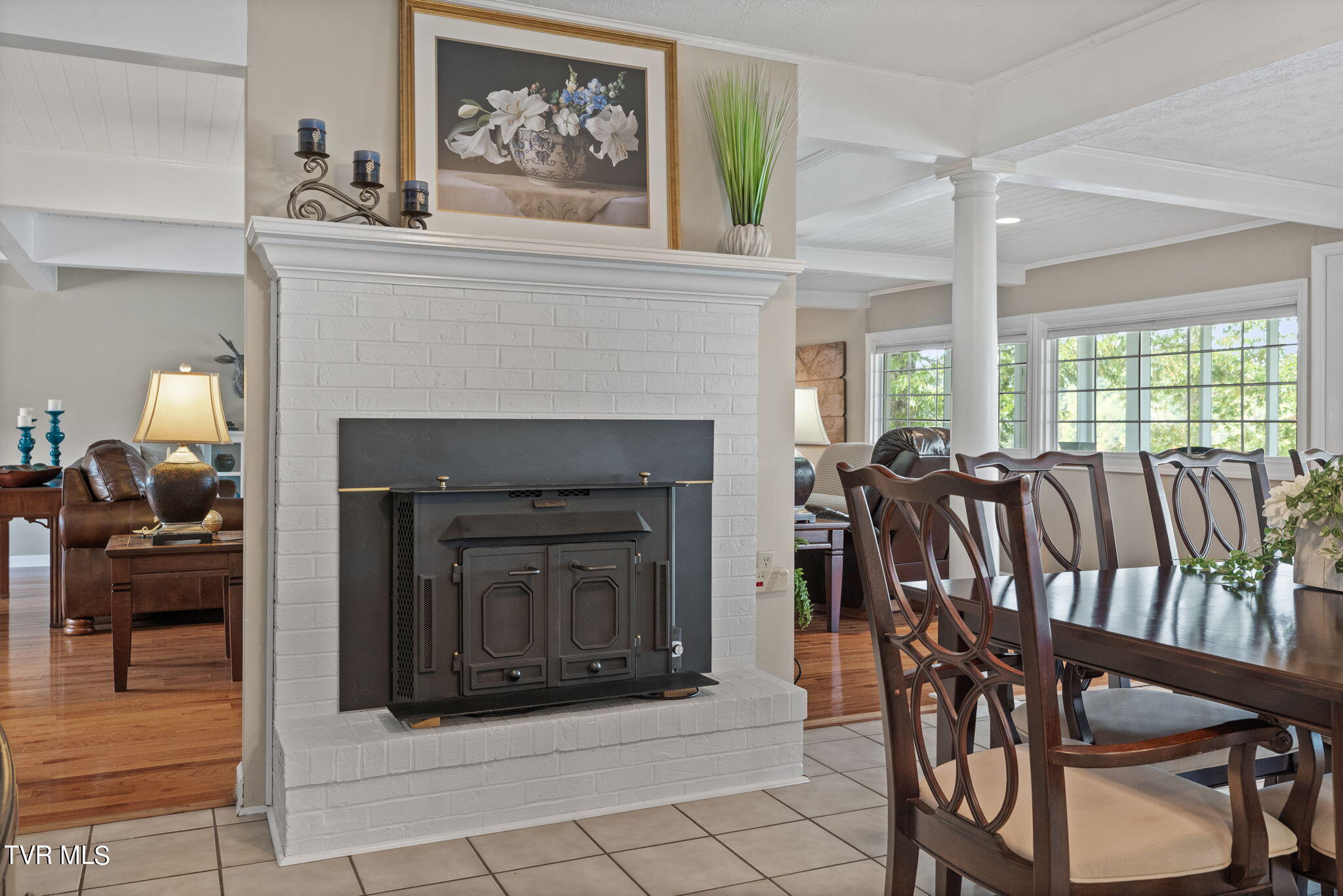 1026 Haw Ridge Road Piney Flats, TN 37686 - Photo 13 of 47 Fireplace insert in dining room