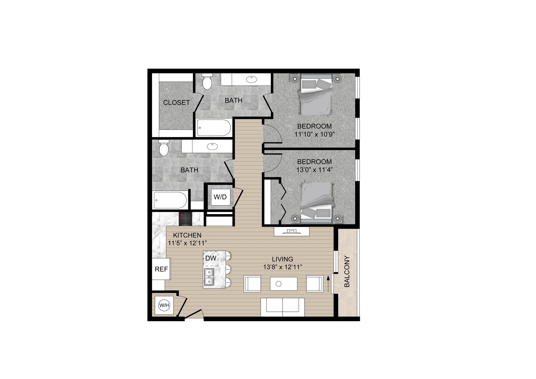 2130 Aldine Mail Rte Road, Unit B102 Houston, TX 77039 - Photo 6 of 9 a picture of a bench in a building