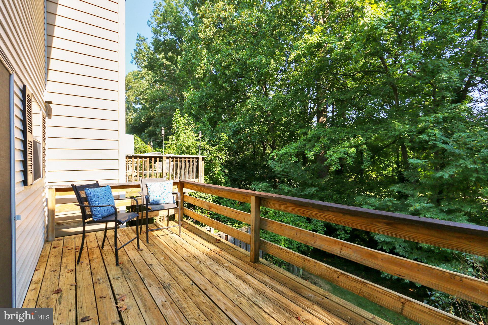 11004 Granby Court Reston, VA 20191 - Photo 17 of 33 Deck off the Kitchen
