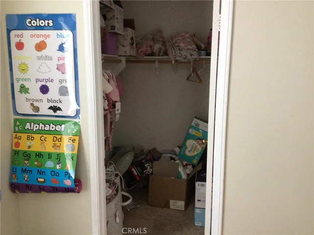 a view of walk in closet