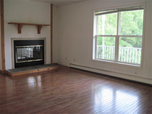 173 East Princeton Road Princeton, MA 01541 - Photo 3 of 30 an empty room with wooden floor fireplace and windows