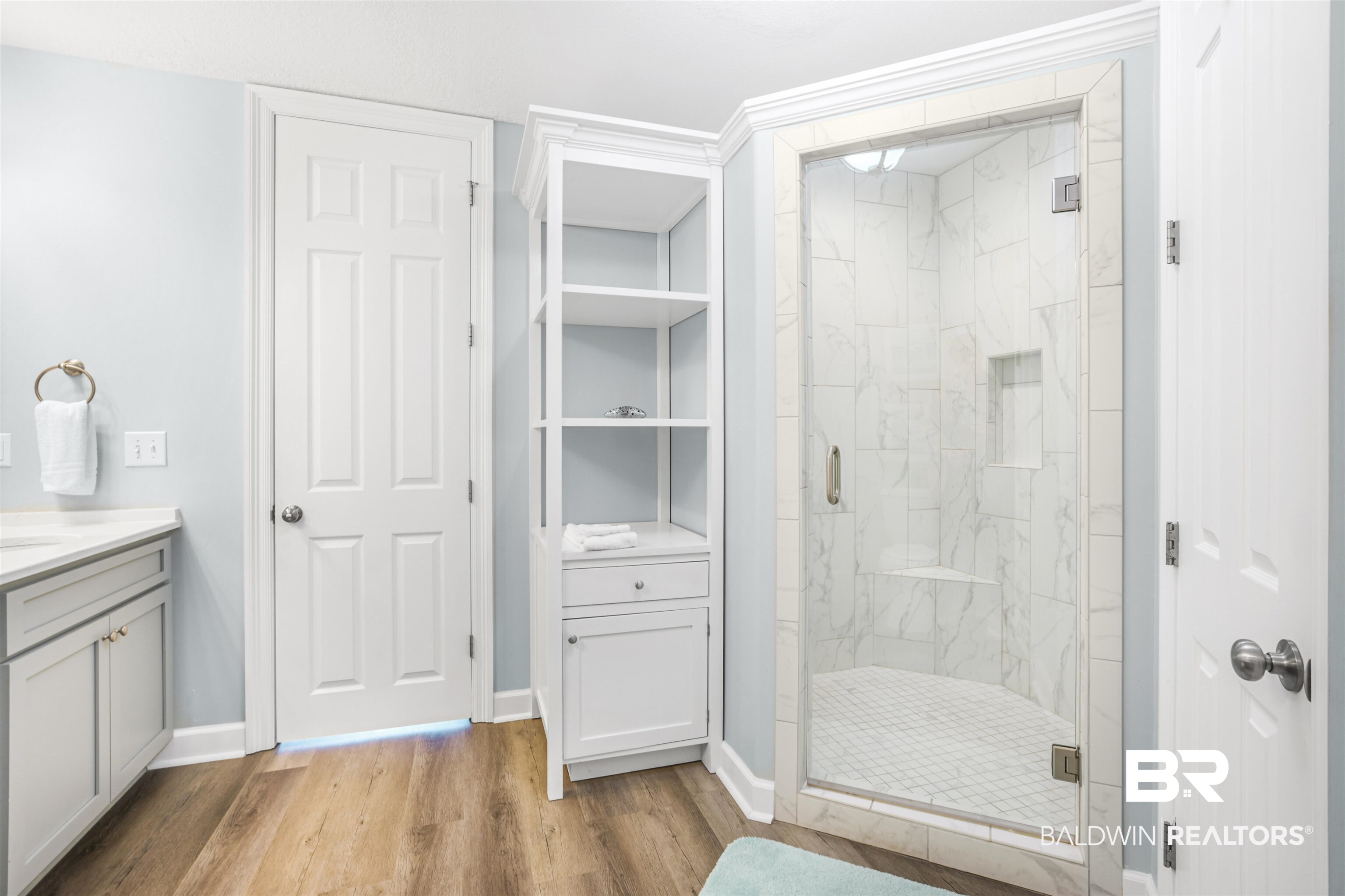 27284 Gulf Road, Unit 301 Orange Beach, AL 36561 - Photo 18 of 38 Upgraded tile shower.
