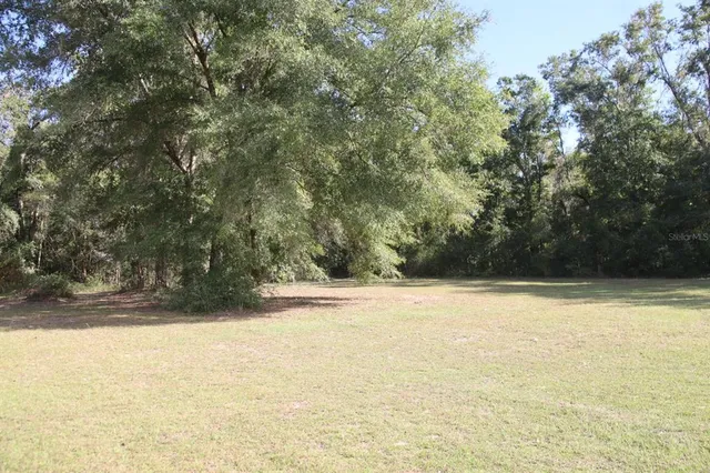 a view of empty space with swimming pool