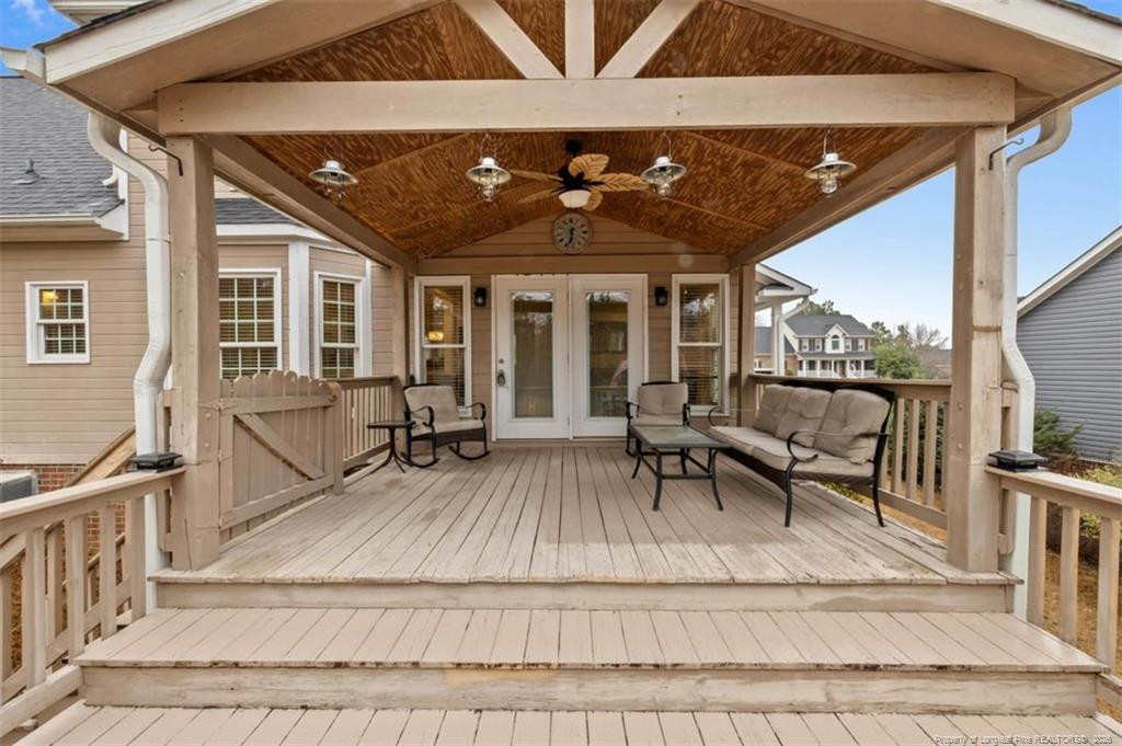 403 Lionshead Road Fayetteville, NC 28311 - Photo 18 of 49 a view of a patio with table and chairs