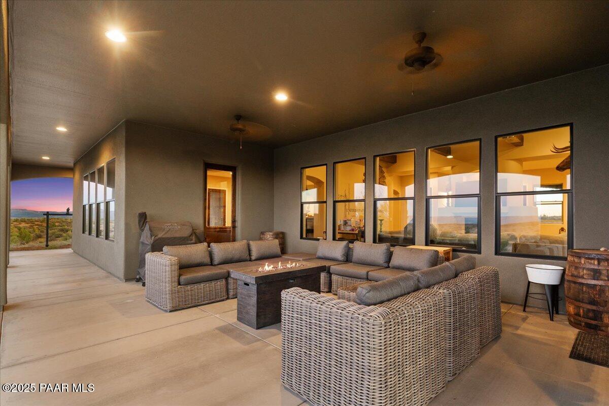 12300 West Slate Road Prescott, AZ 86305 - Photo 31 of 59 a living room with furniture and a large window