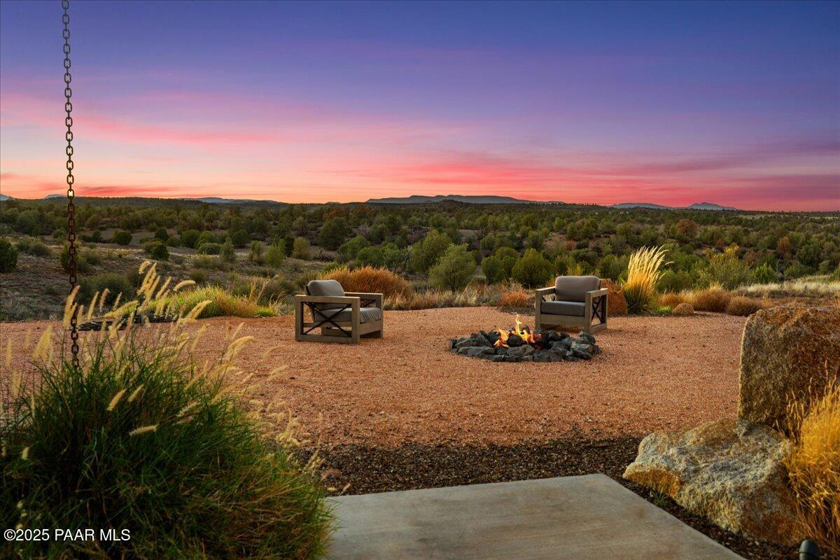 12300 West Slate Road Prescott, AZ 86305 - Photo 36 of 59 a view of a terrace with lawn chairs
