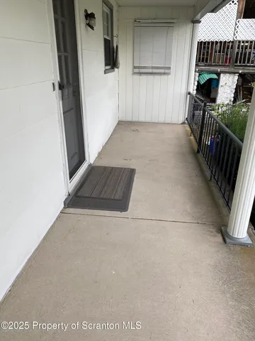 a view of front door