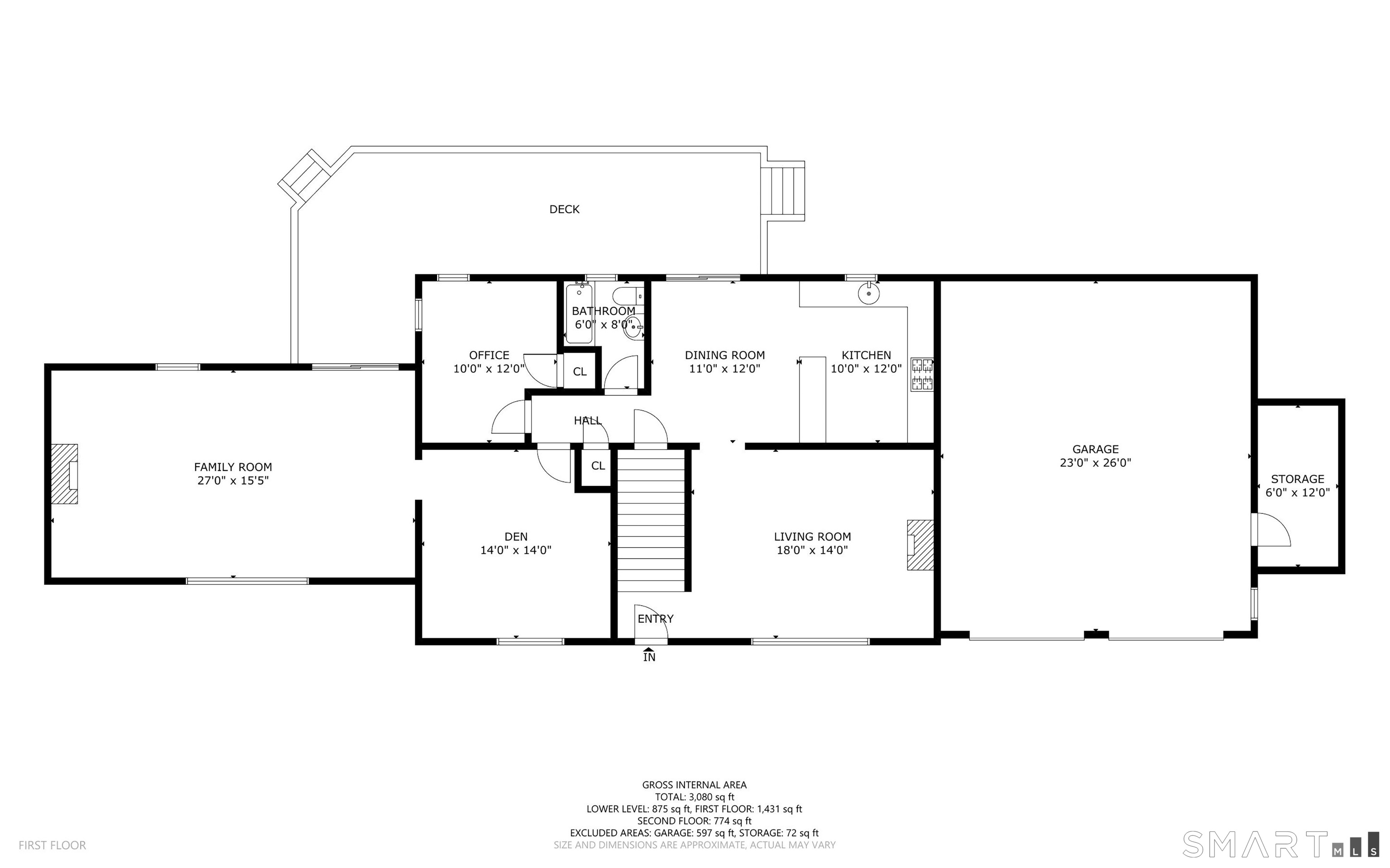 15 Limestone Terrace Ridgefield, CT 06877 - Photo 20 of 32 a picture of a floor plan