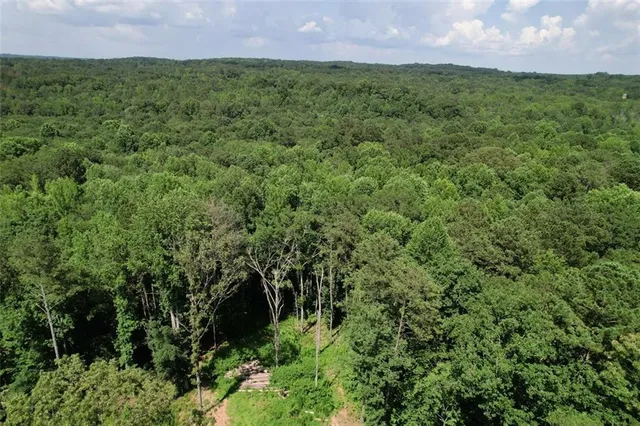 a view of a field of a building