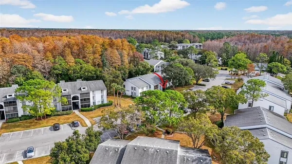 a view of a lake with a mountain in the background