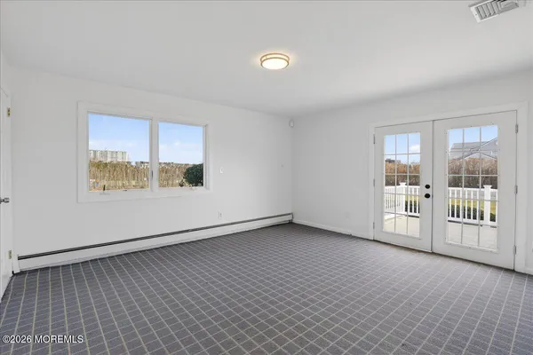 a view of an empty room