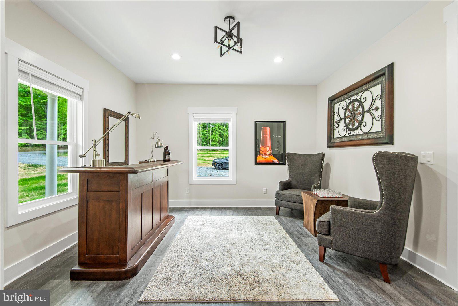 7206 Castaway Beach Road Orange, VA 22960 - Photo 10 of 64 Soaring foyer with modern pendant lighting