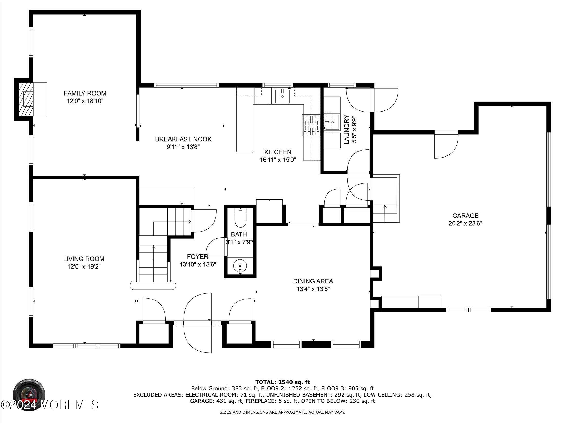 19 Mimosa Court Jackson, NJ 08527 - Photo 37 of 40 37-1st Floor Floor Plan