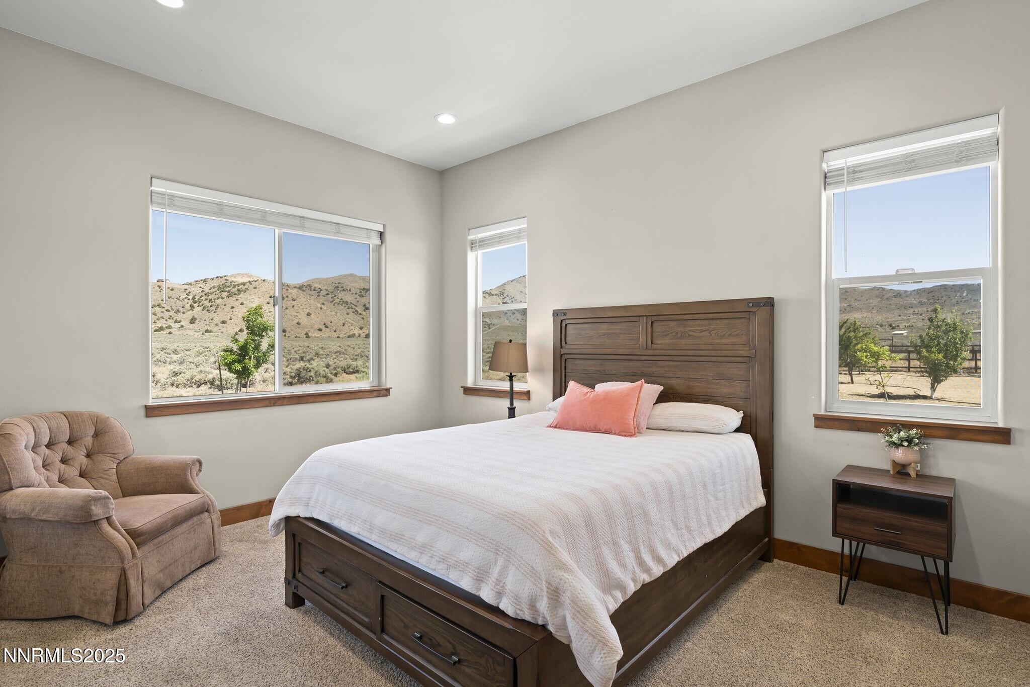 1240 Antelope Valley Road Reno, NV 89508 - Photo 19 of 60 a bedroom with a bed and a couch