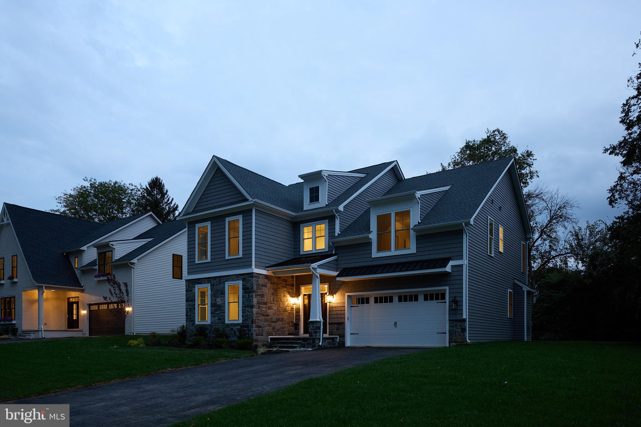 416 Glenway Road Glenside, PA 19038 - Photo 13 of 19 a view of a big house with a big yard and large trees