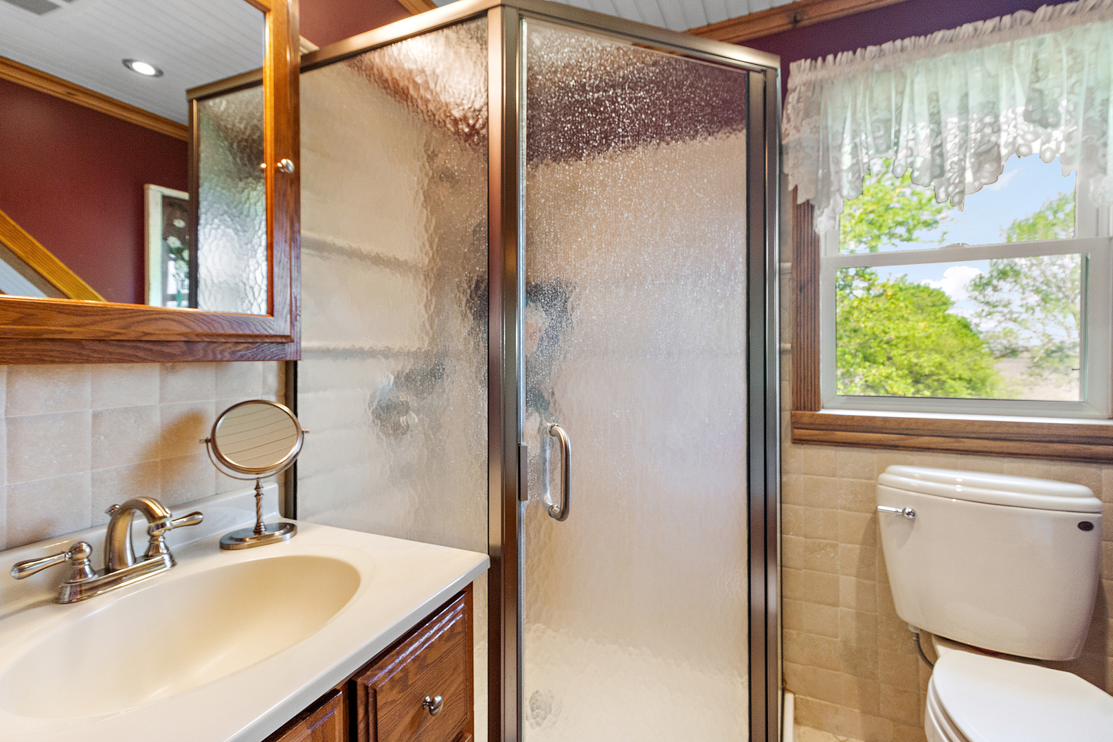 10045 North 17500E Road Grant Park, IL 60940 - Photo 15 of 17 a bathroom with a sink toilet and shower