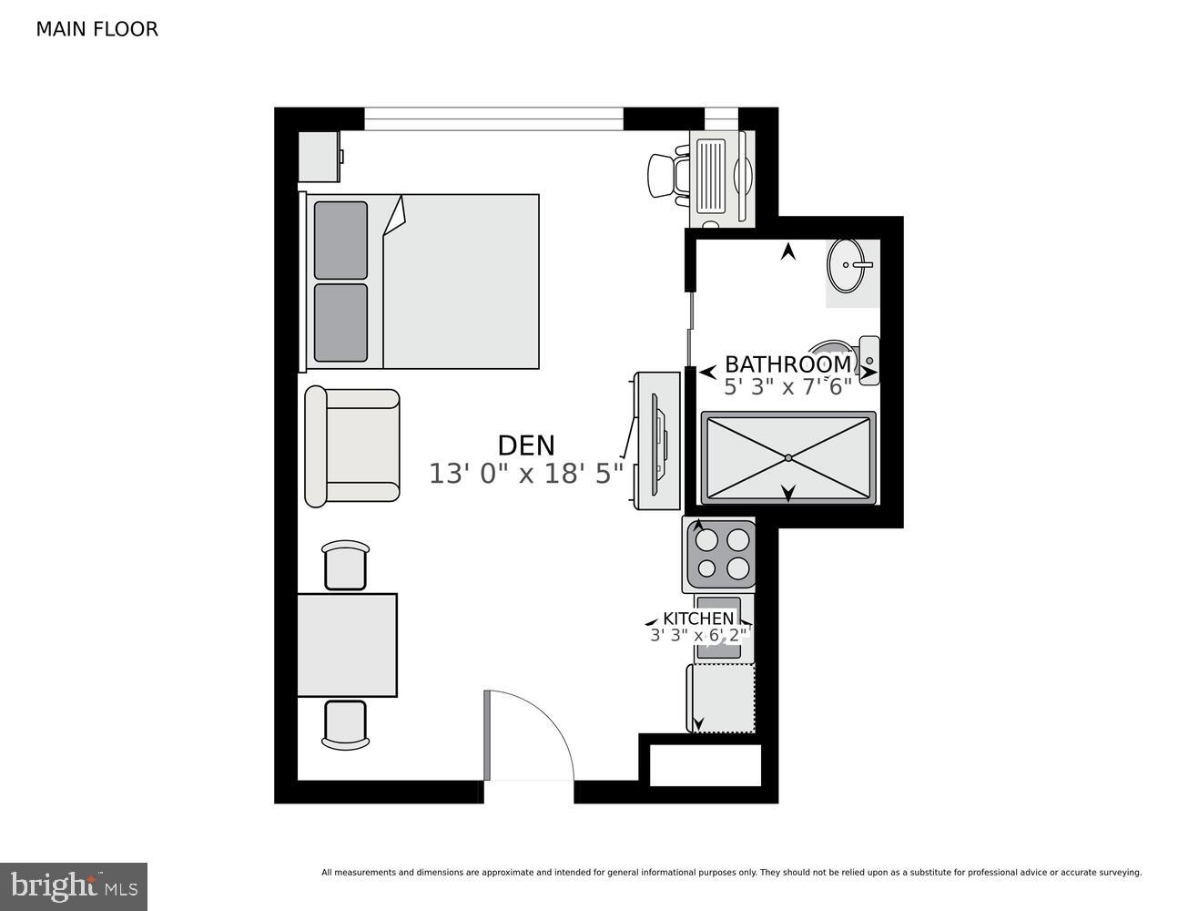 1701 16th Street Northwest, Unit 510 Washington, DC 20009 - Photo 29 of 29 Floor plan